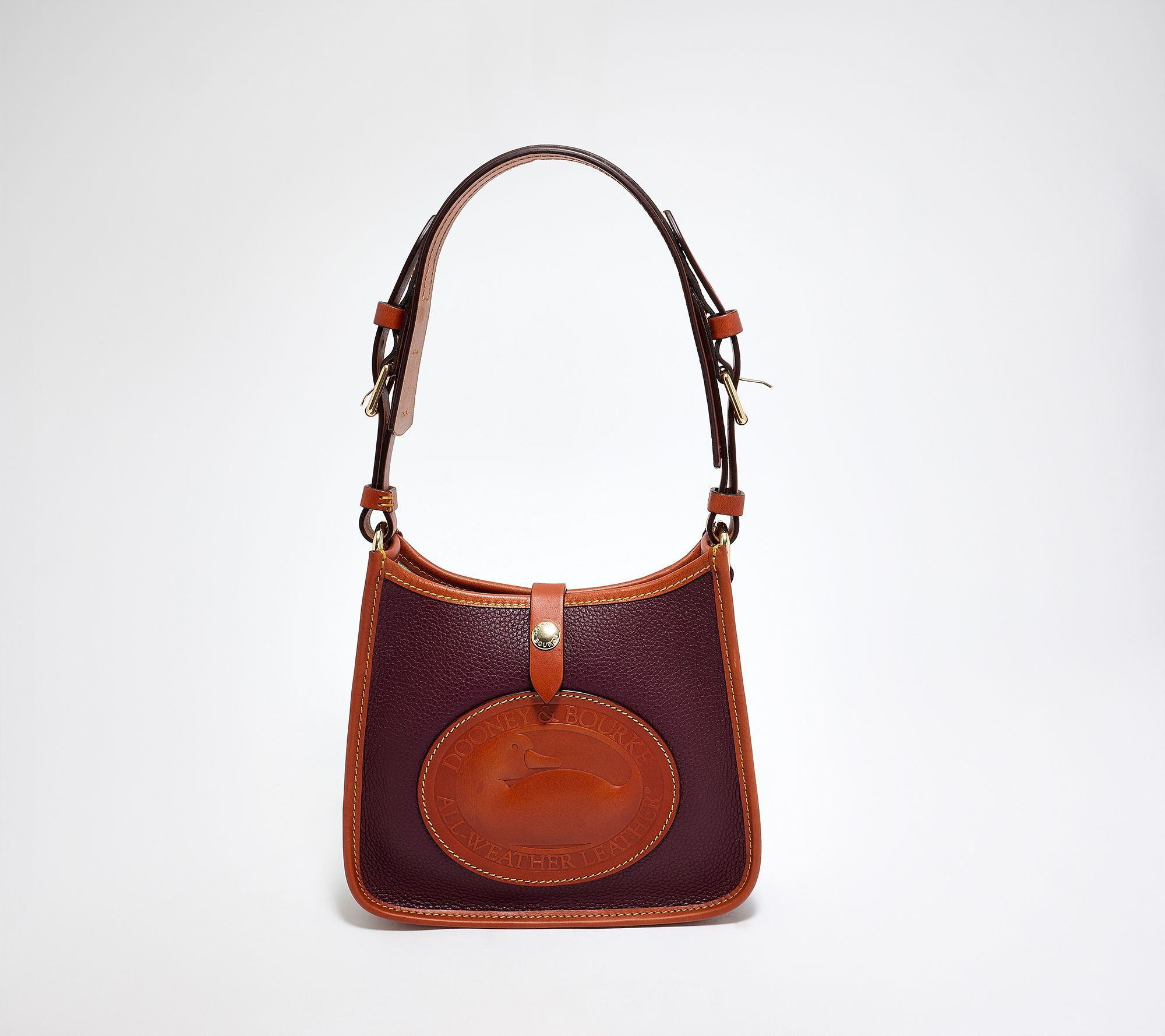 "As Is" Dooney & Bourke Leather Heritage Duck Shoulder Bag