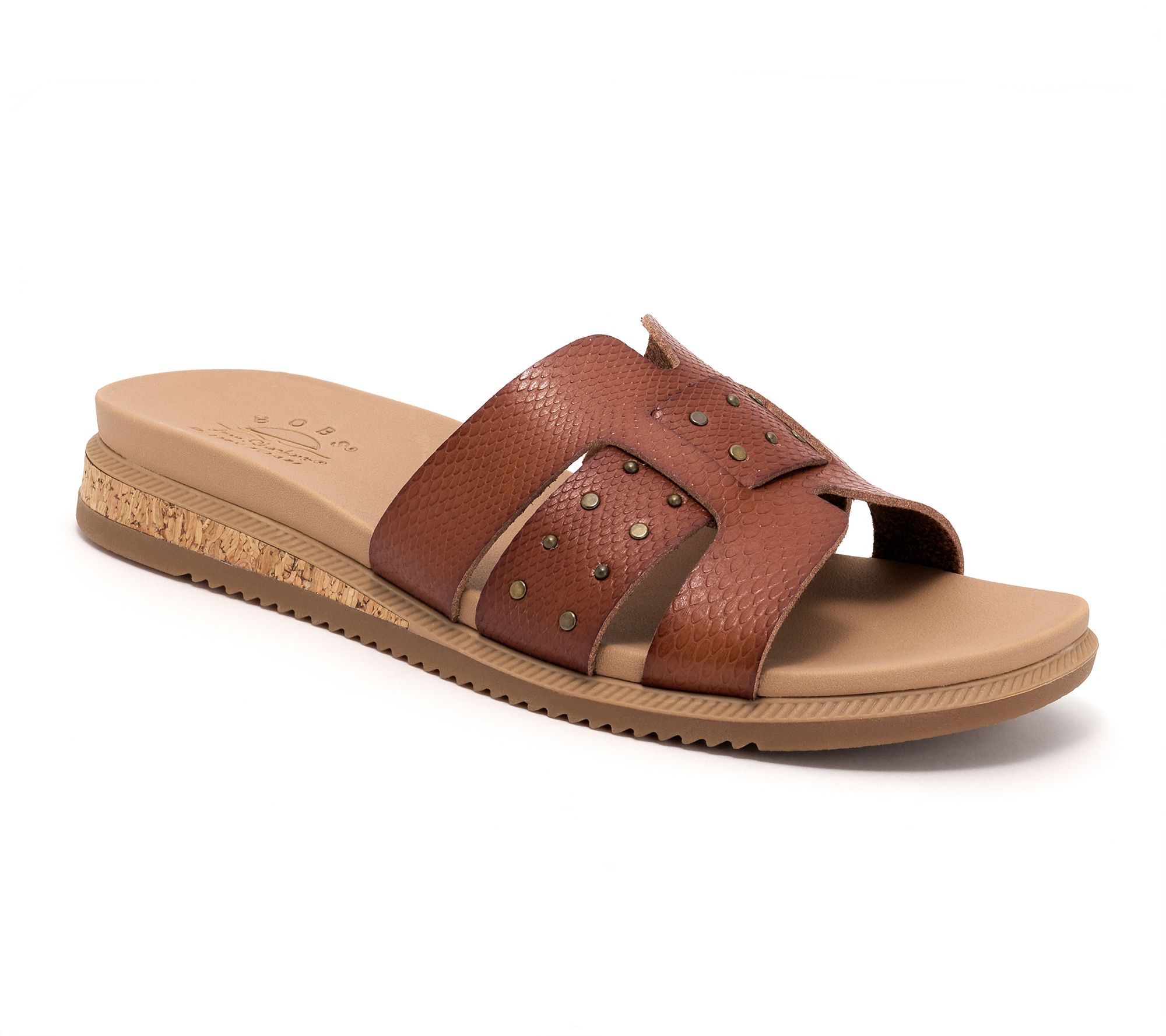 "As Is" Skechers BOBS Desert Kiss Low Vegan Washable Slide Sandals