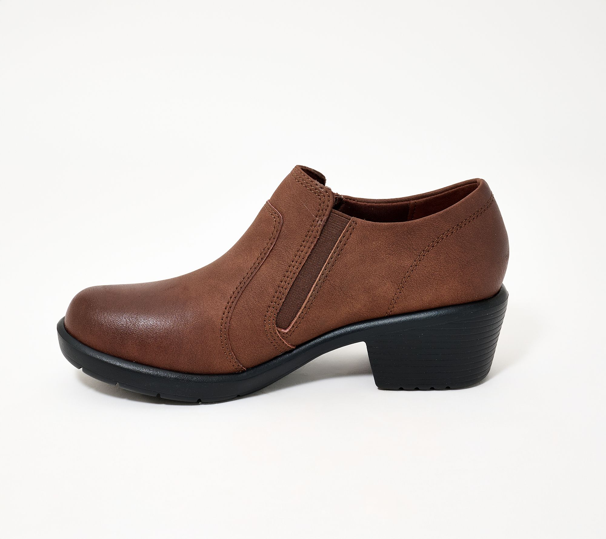 Clarks Collection Leather Shooties -Kynnzie Zip | QVC