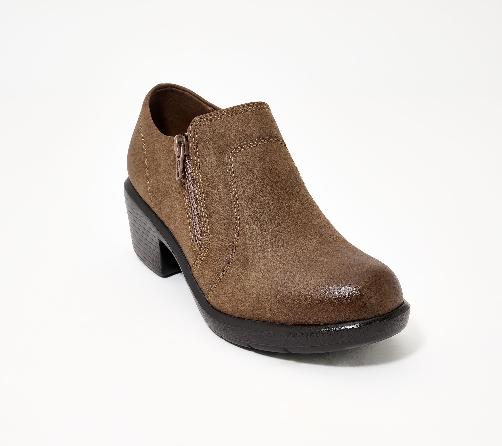 Clarks Collection Leather Shooties -Kynnzie Zip