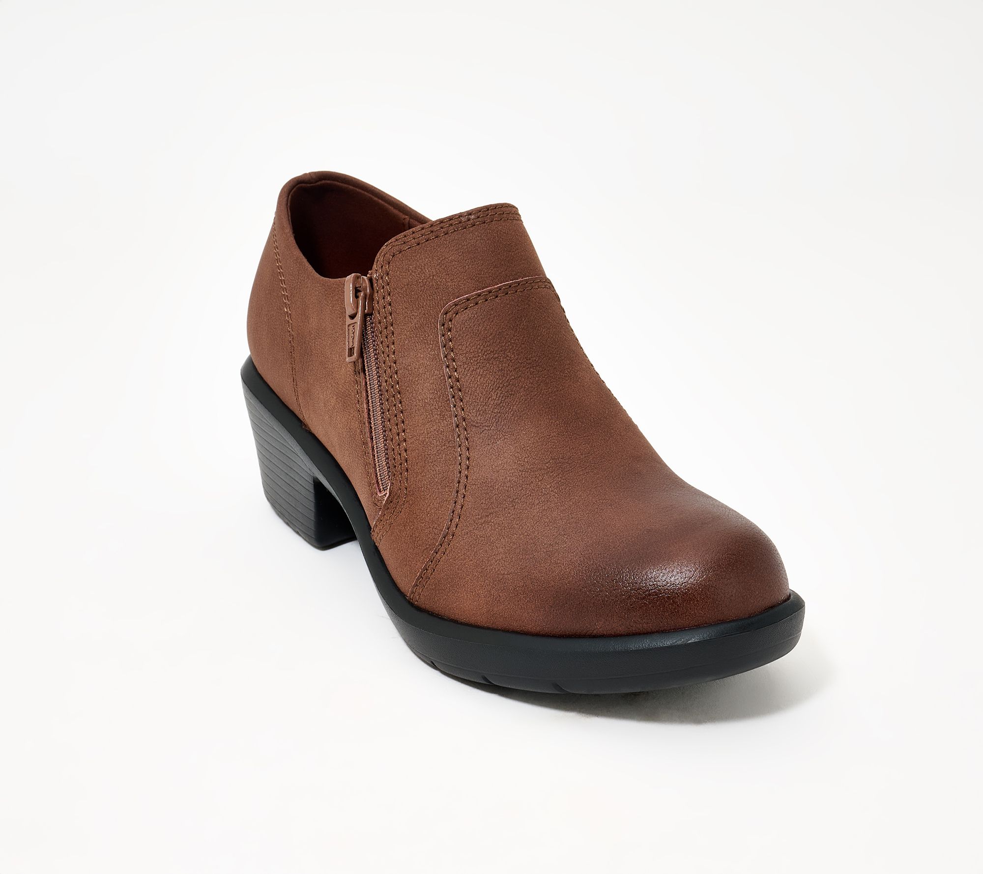 Clarks Collection Leather Shooties -Kynnzie Zip