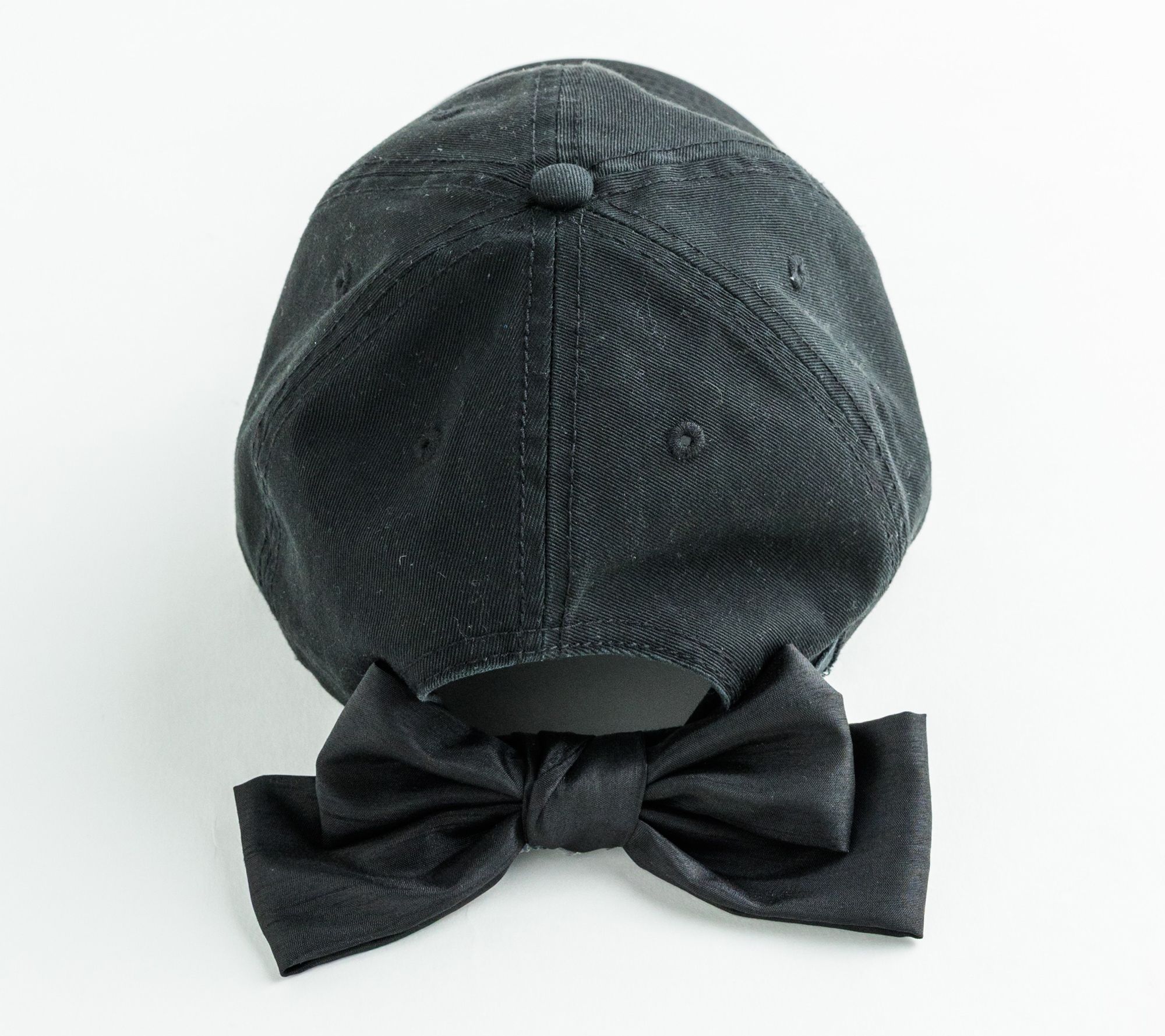Violet and Brooks Cotton Dupioni Bow Cap