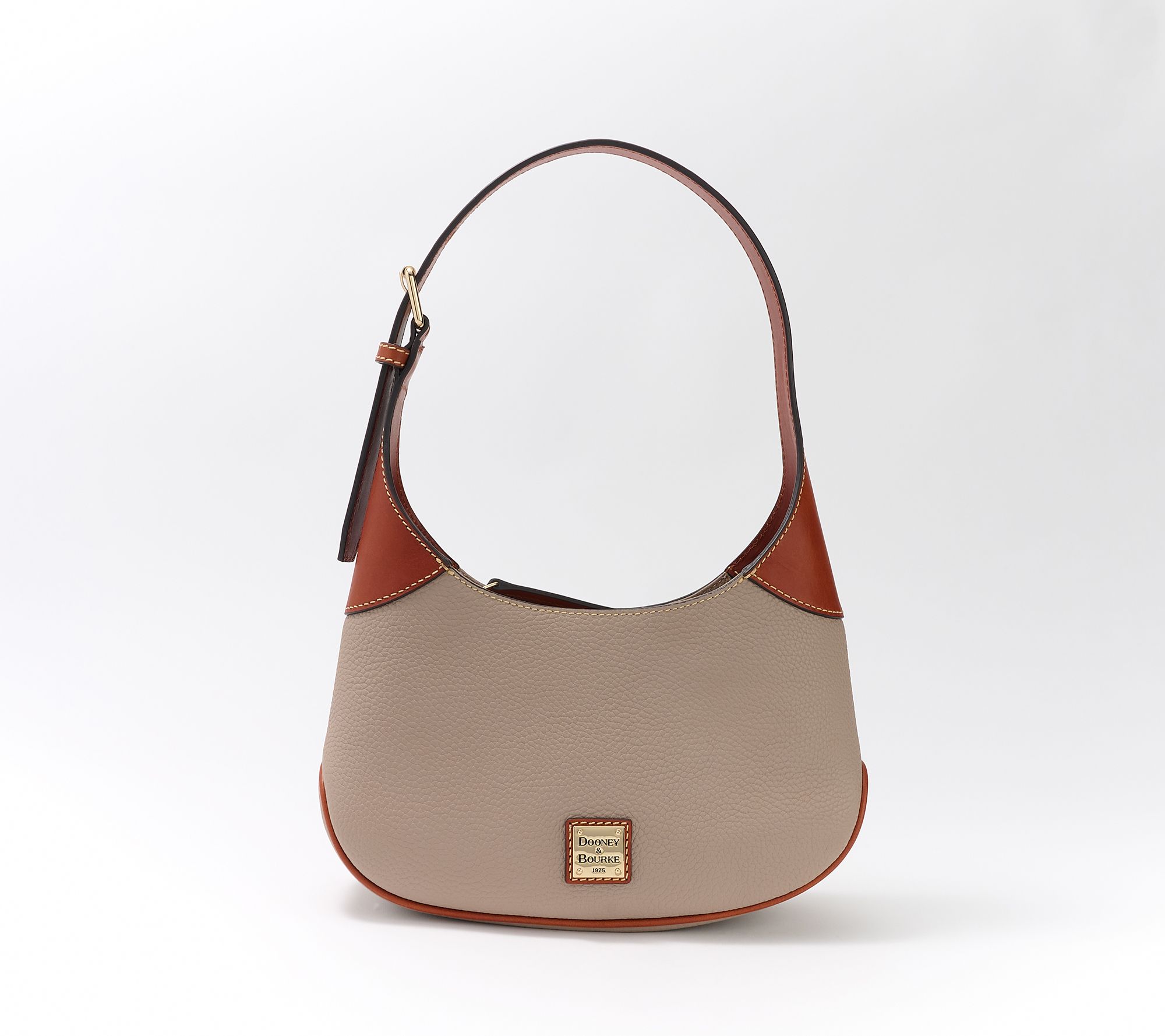 Dooney & Bourke Pebble Leather Hobo Shoulder Bag