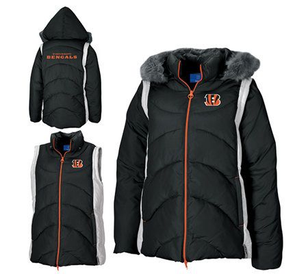 Cincinnati Bengals NFL Embroidered Twill Hooded Fleece Sweatshirt