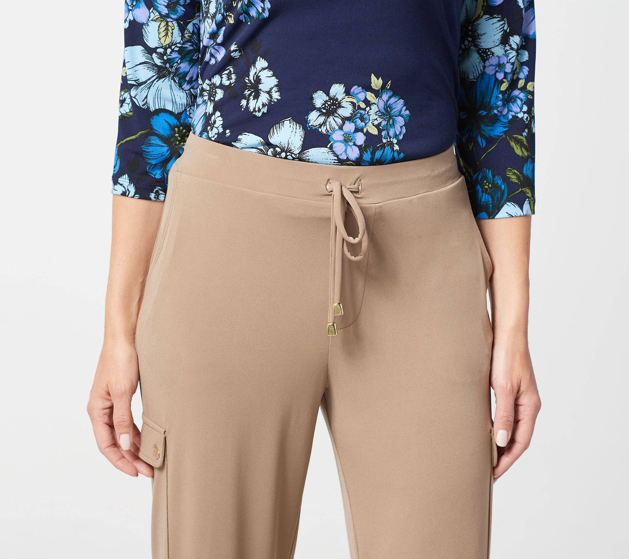 susan graver liquid knit pull on pants