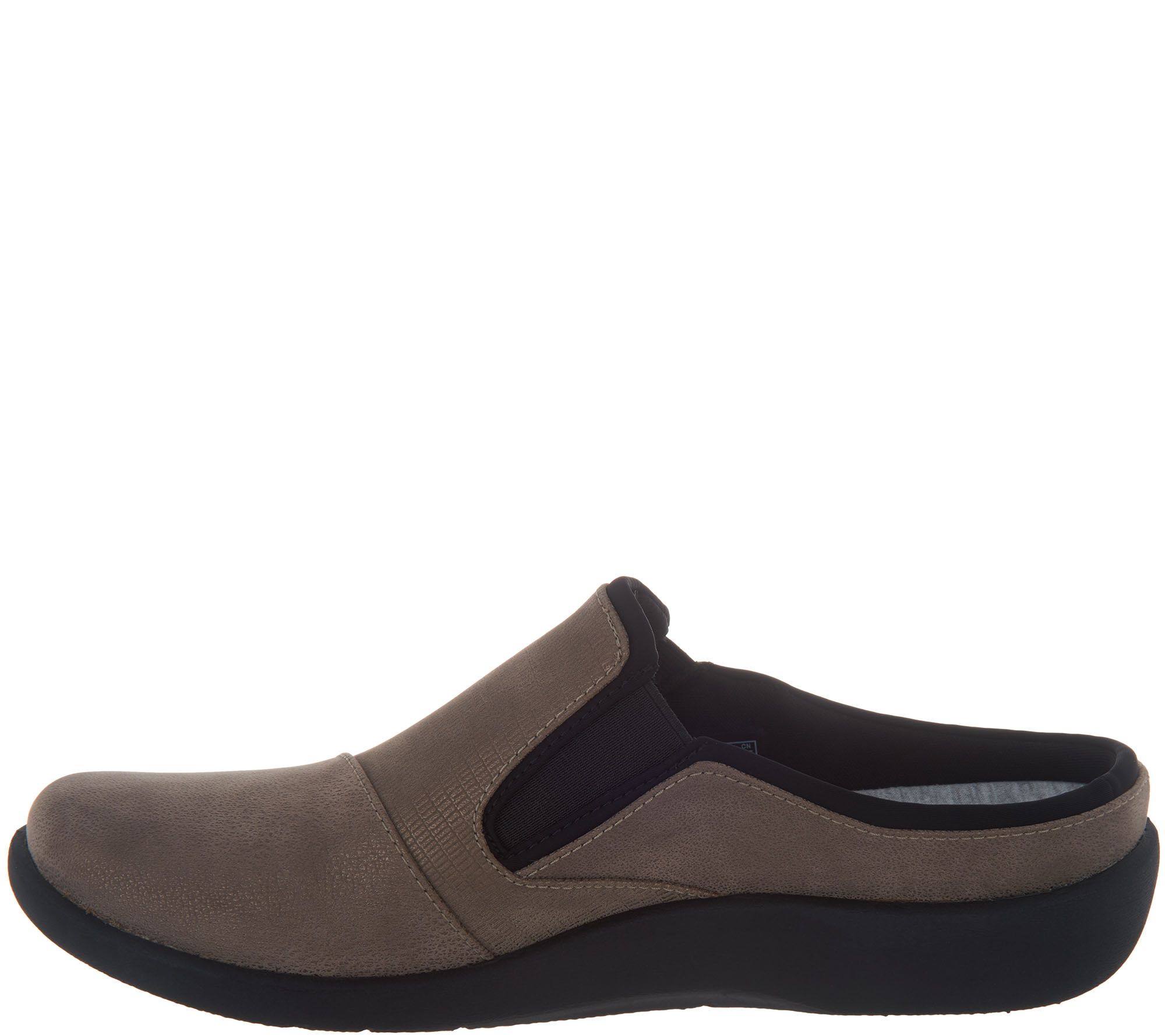 Clarks Cloudsteppers Slip-On Clogs - Sillian Free - QVC.com
