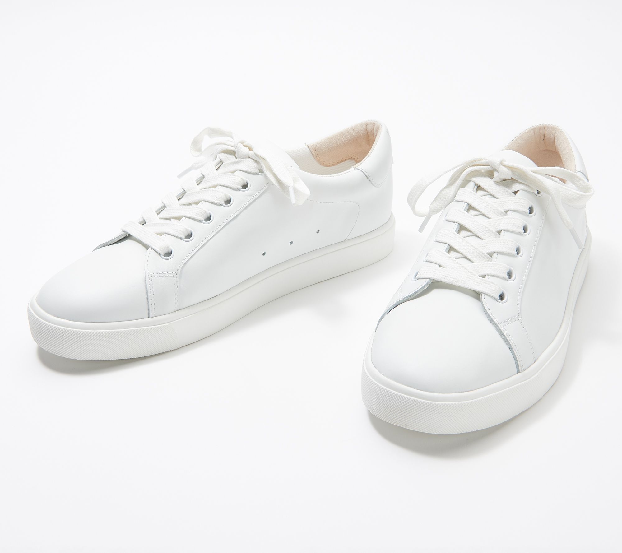 Sam Edelman Leather Lace-Up Sneakers 