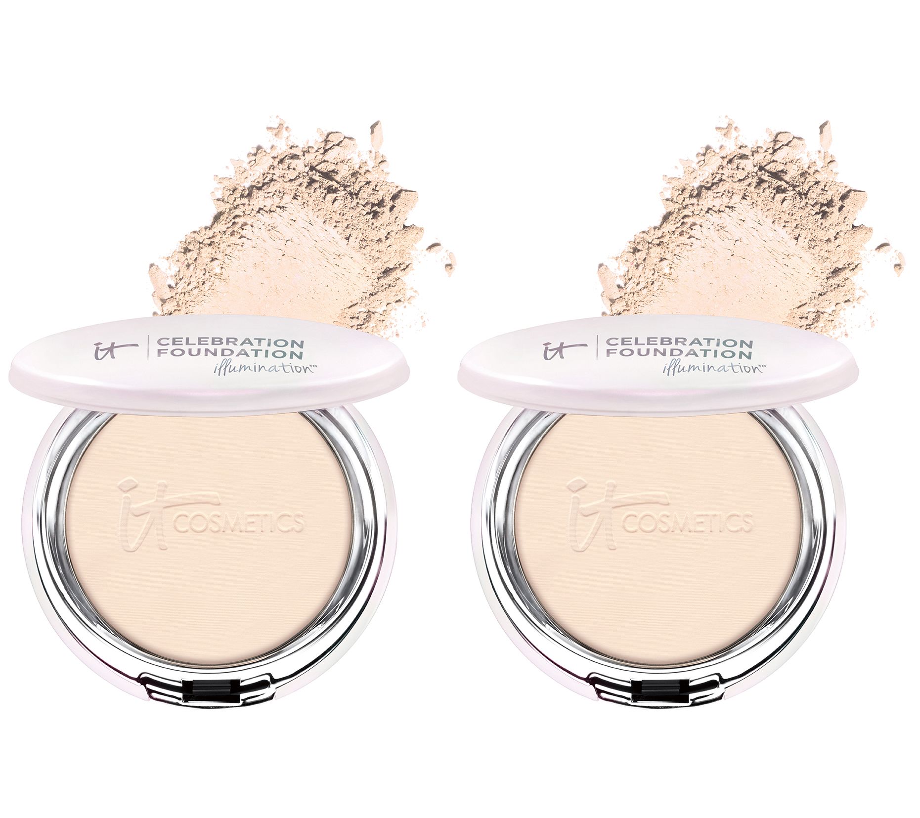 IT Cosmetics Celebration Illumination Powder Foundation Duo - QVC.com