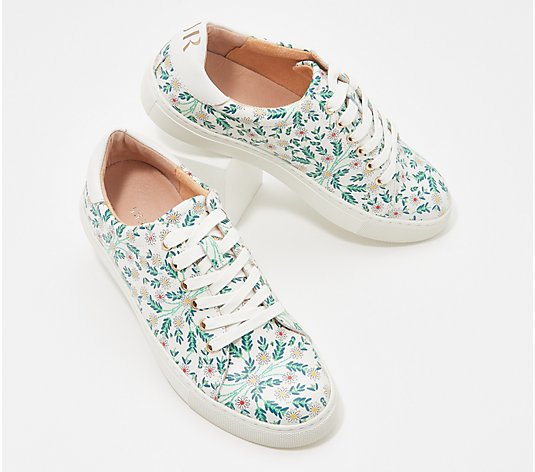 Jack Rogers Leather Lace-Up Sneakers - Rory