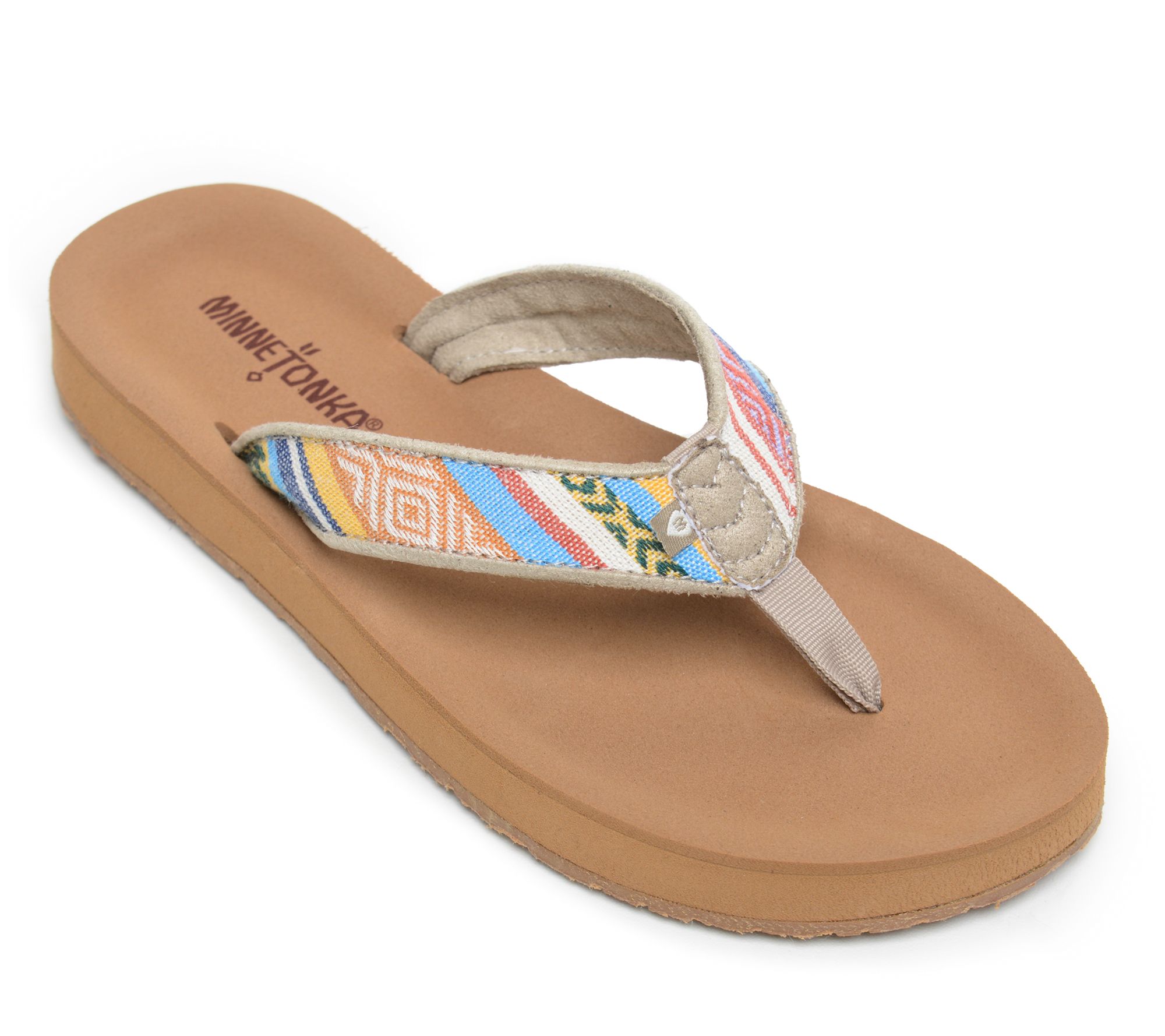 flip flops with material thong