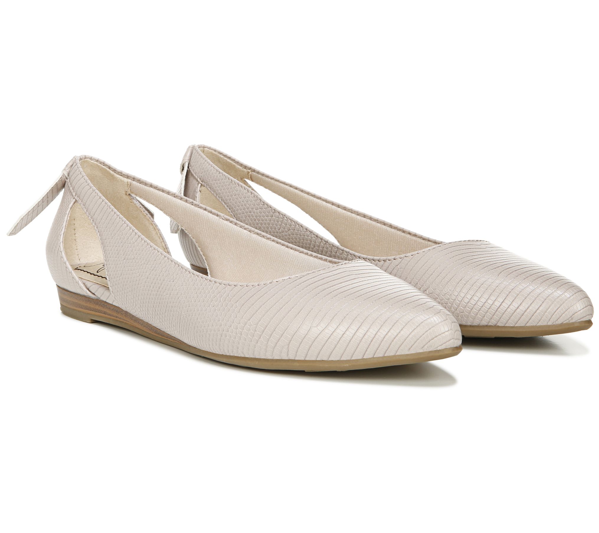 LifeStride Slip-On Pointed Toe Flats - Quicken - QVC.com