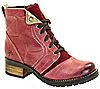 Dromedaris Leather Lace-Up Ankle Boots - Karissa Burel