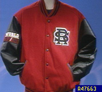 High school letterman jacket picture
