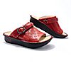 Alegria Leather Swivel Strap Slide Sandals - Klover