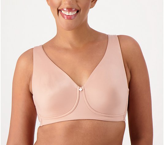 Breezies Satin Shine Unlined Wirefree Support Bra