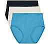 Cuddl Duds Set of 3 Smooth Micro Stretch Hipster Panties