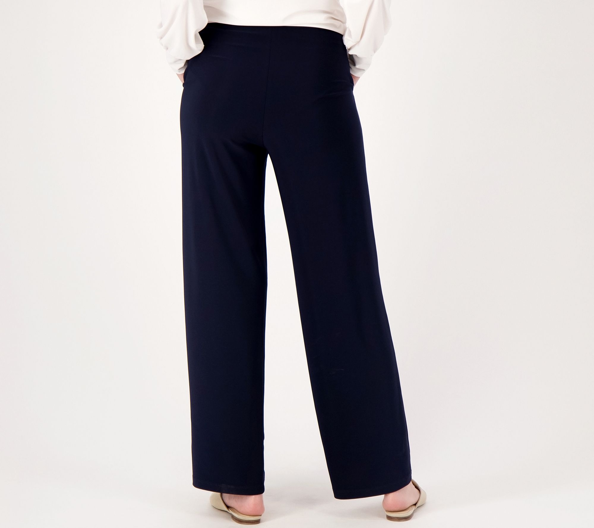 Dennis Basso Regular Italia Knit Relaxed Pants - QVC.com