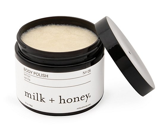 milk + honey Body Polish, No.05 Lemon + Vanilla