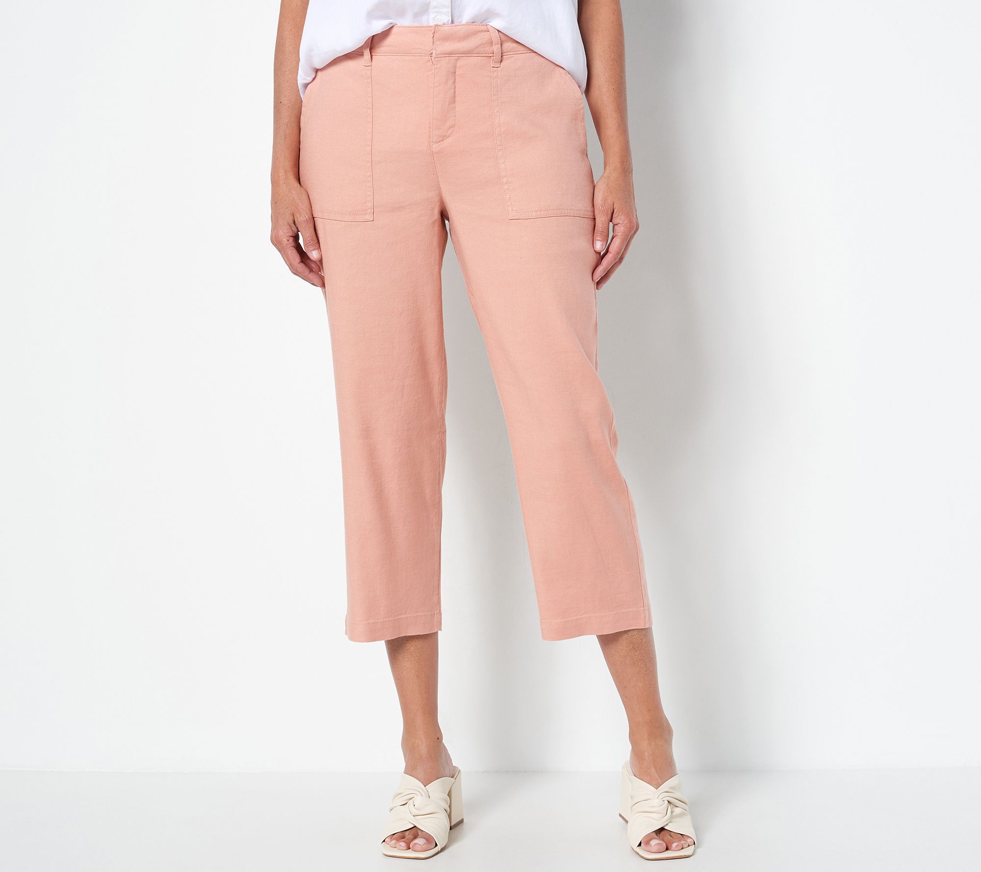 NYDJ Stretch Linen Twill Utility Pants- Soulmate