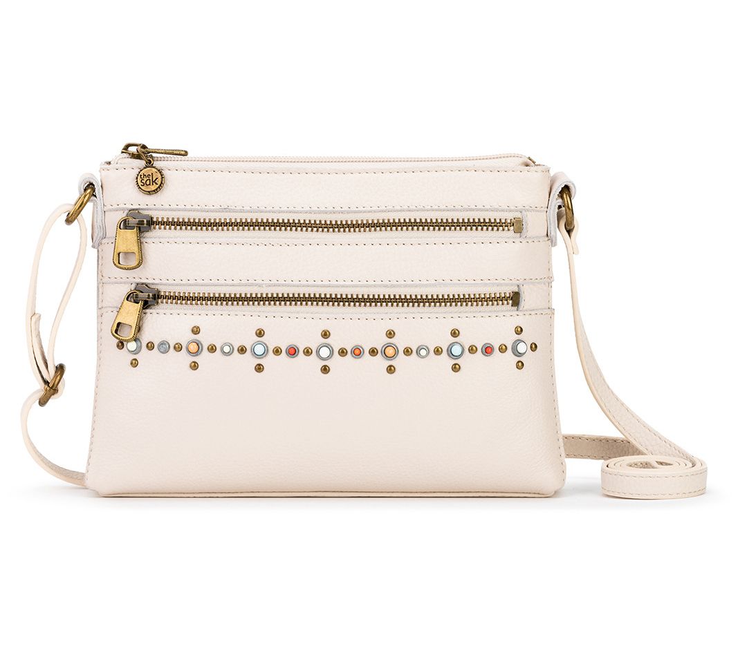 The Sak Reseda Mini Crossbody with Embossed Leather Detail