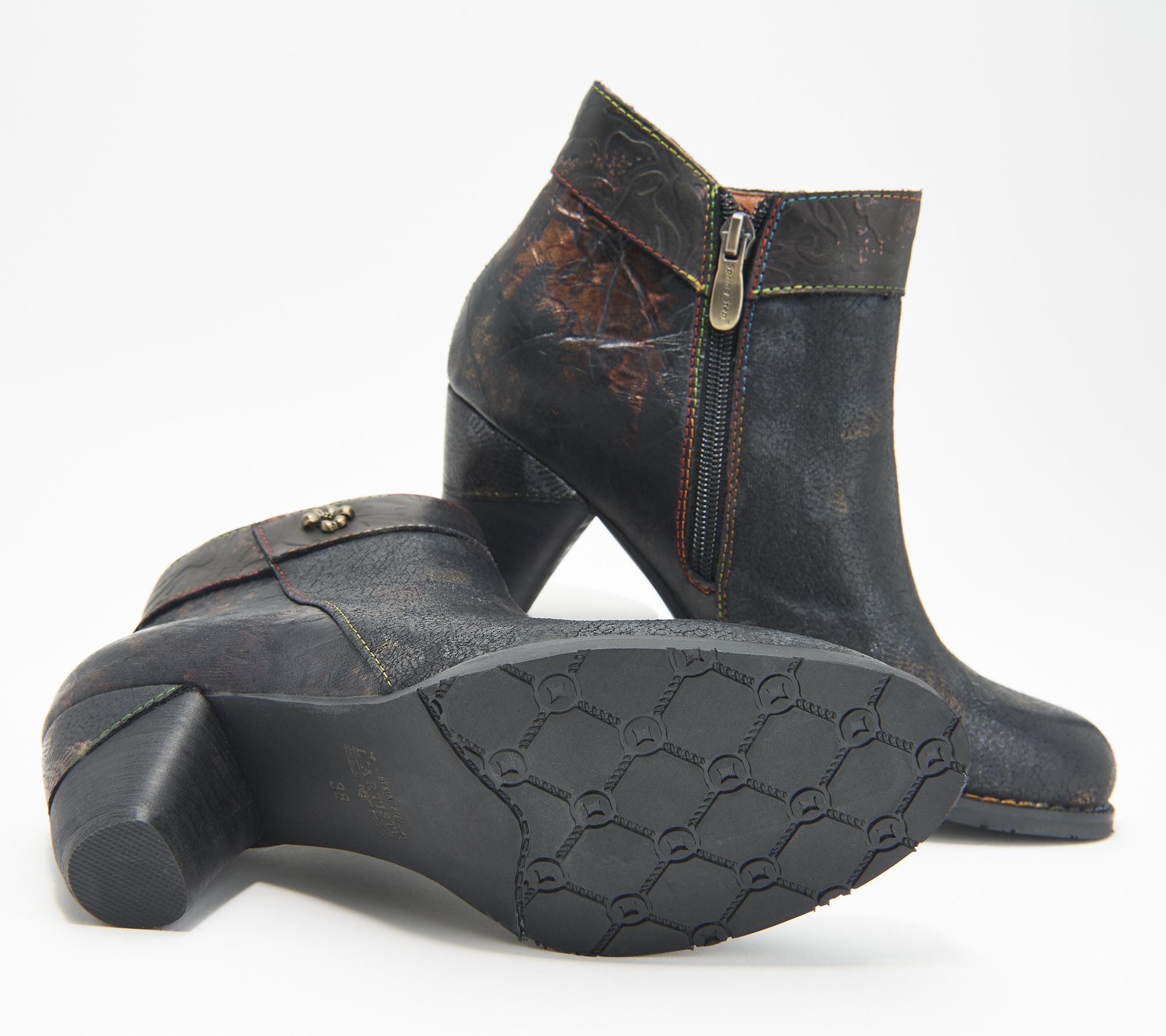 matron Klappe indre L'Artiste by Spring Step Heeled Ankle Boots - Bestlove - QVC.com