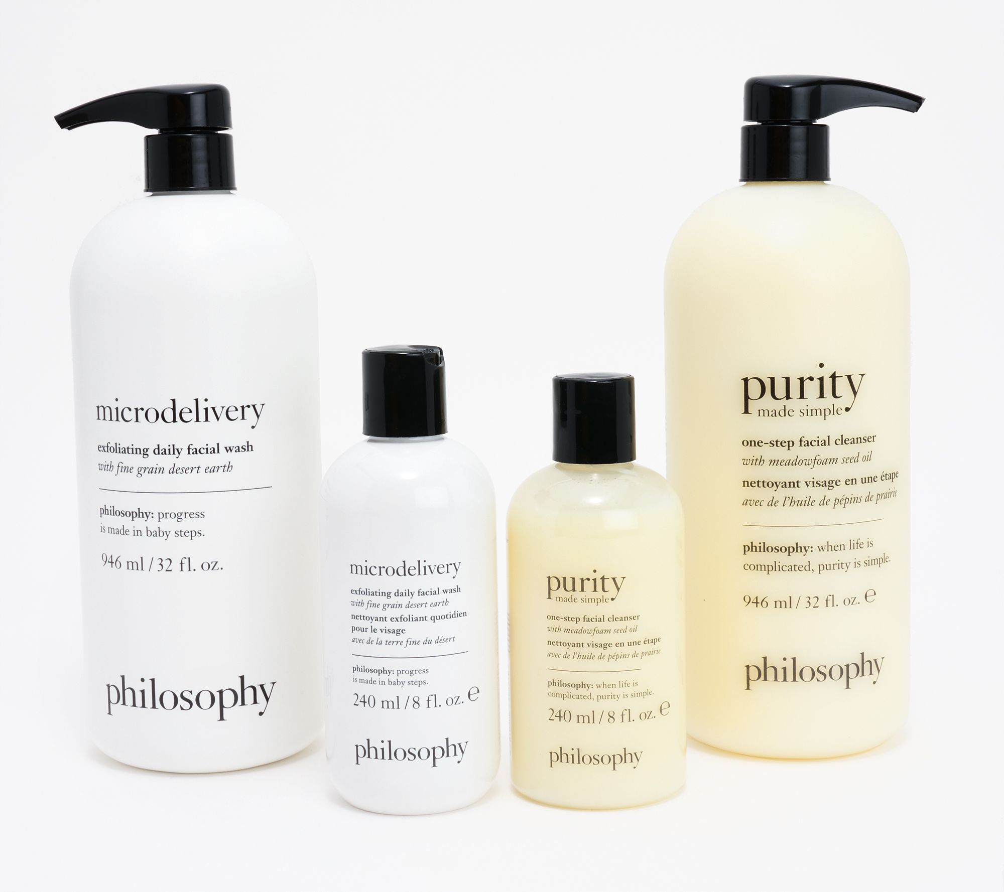 philosophy clean, pure & smooth skin 4pc set collection - QVC.com