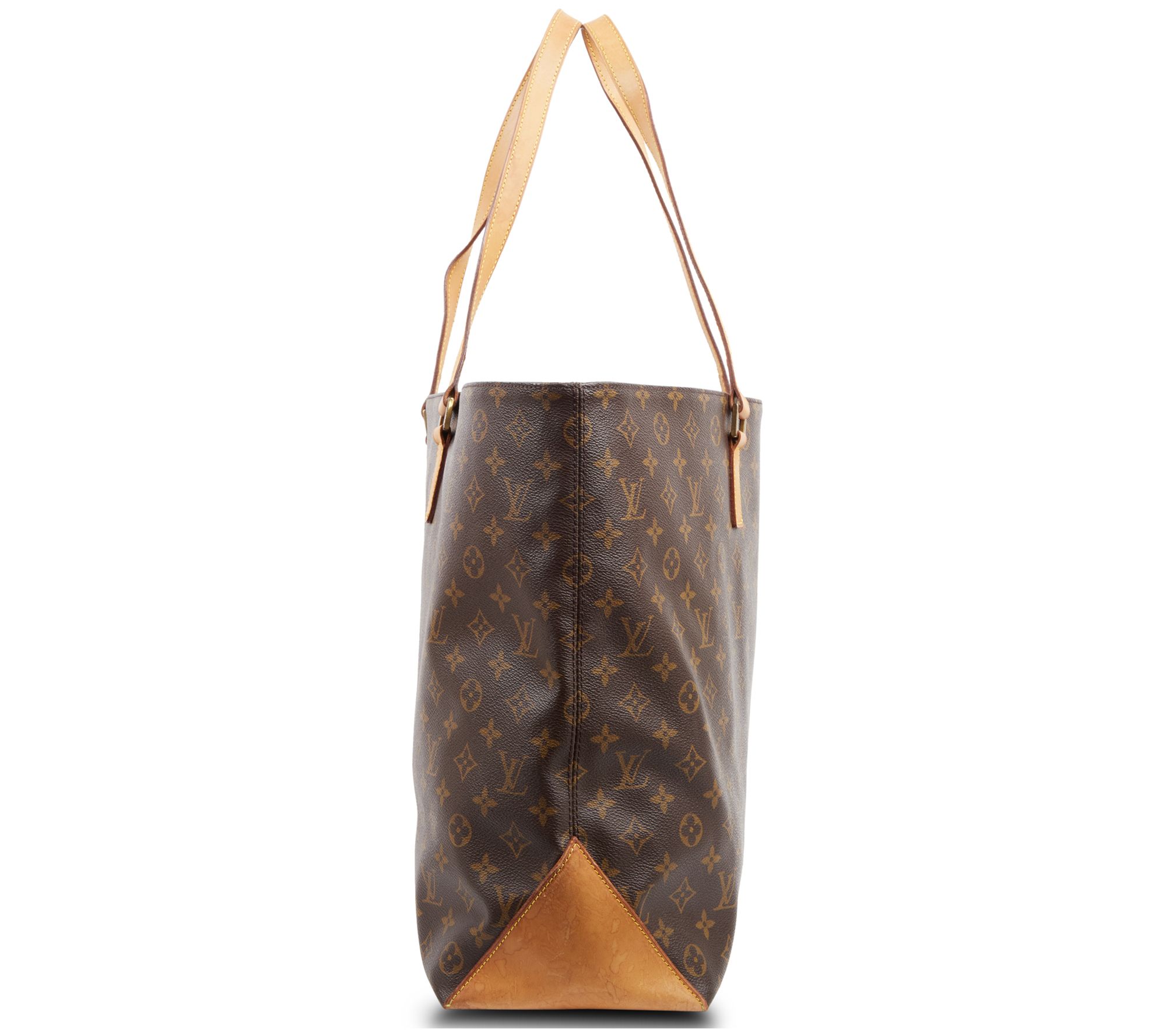 Pre-owned Authentic Louis Vuitton LV Shoulder Bag Cabas Alto Browns Monogram
