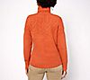 Isaac Mizrahi Live! Cable Knit Turtleneck Sweater, 1 of 4