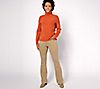 Isaac Mizrahi Live! Cable Knit Turtleneck Sweater, 2 of 4