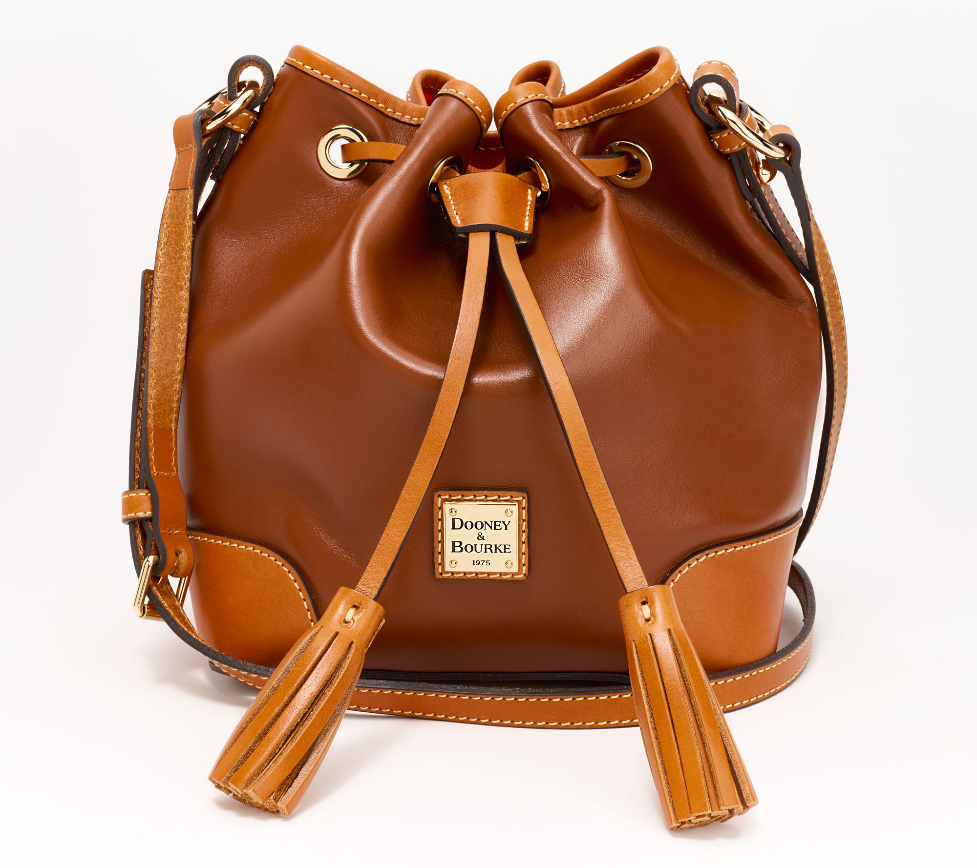 Dooney & Bourke Wexford Leather Crossbody Drawstring Bag