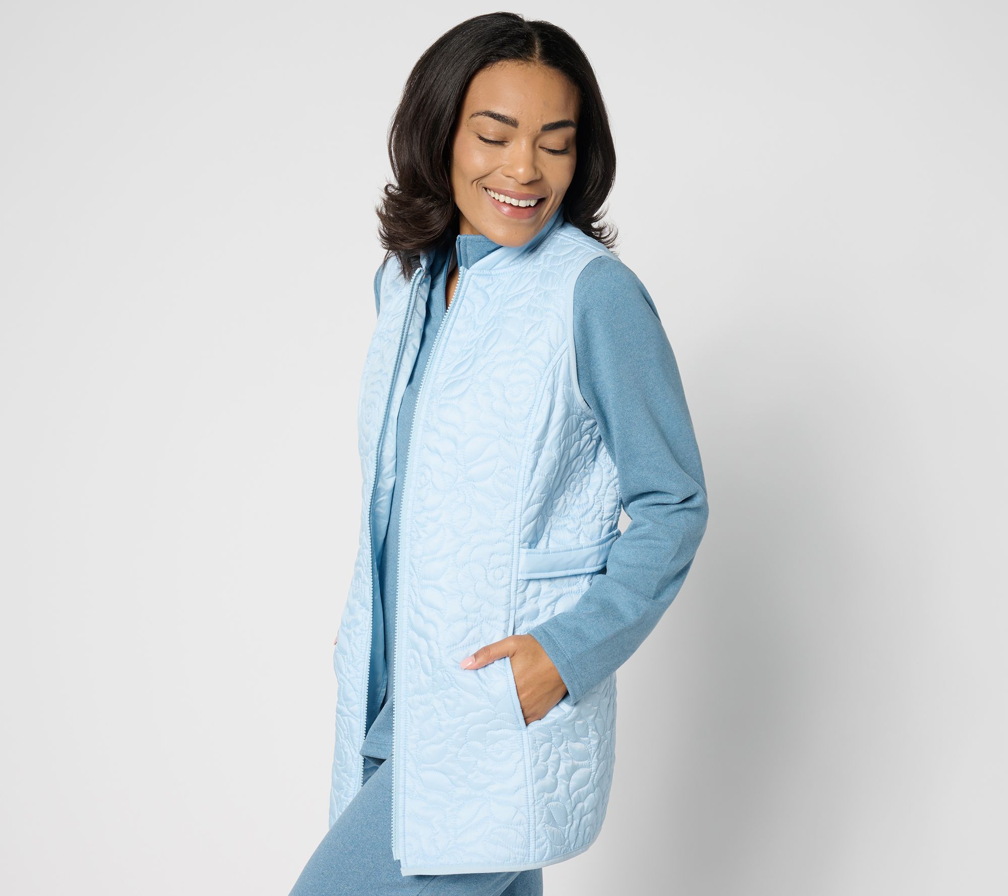 Denim & Co. Active Quilted Vest