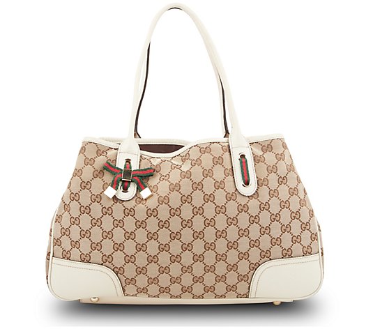 Pre-Owned Gucci Princy Tote Bag GG Canvas 