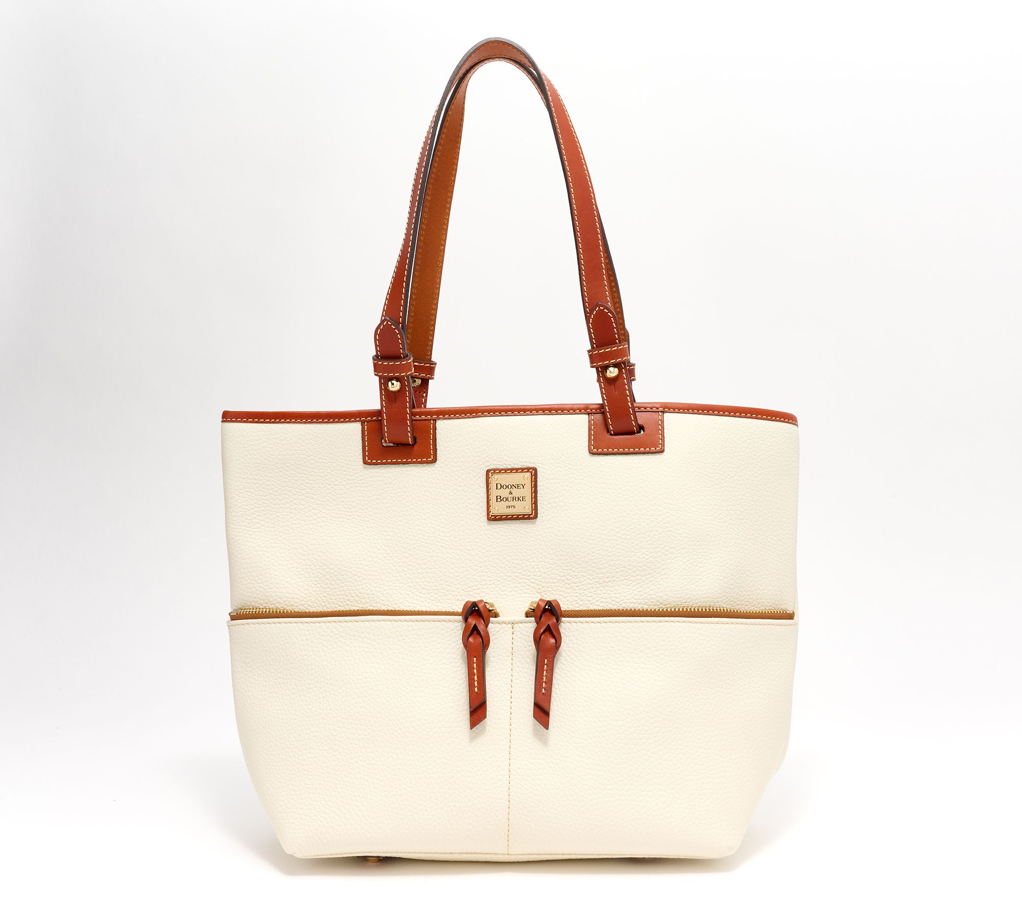 Dooney & Bourke Pebble Leather Double Handle Shopper