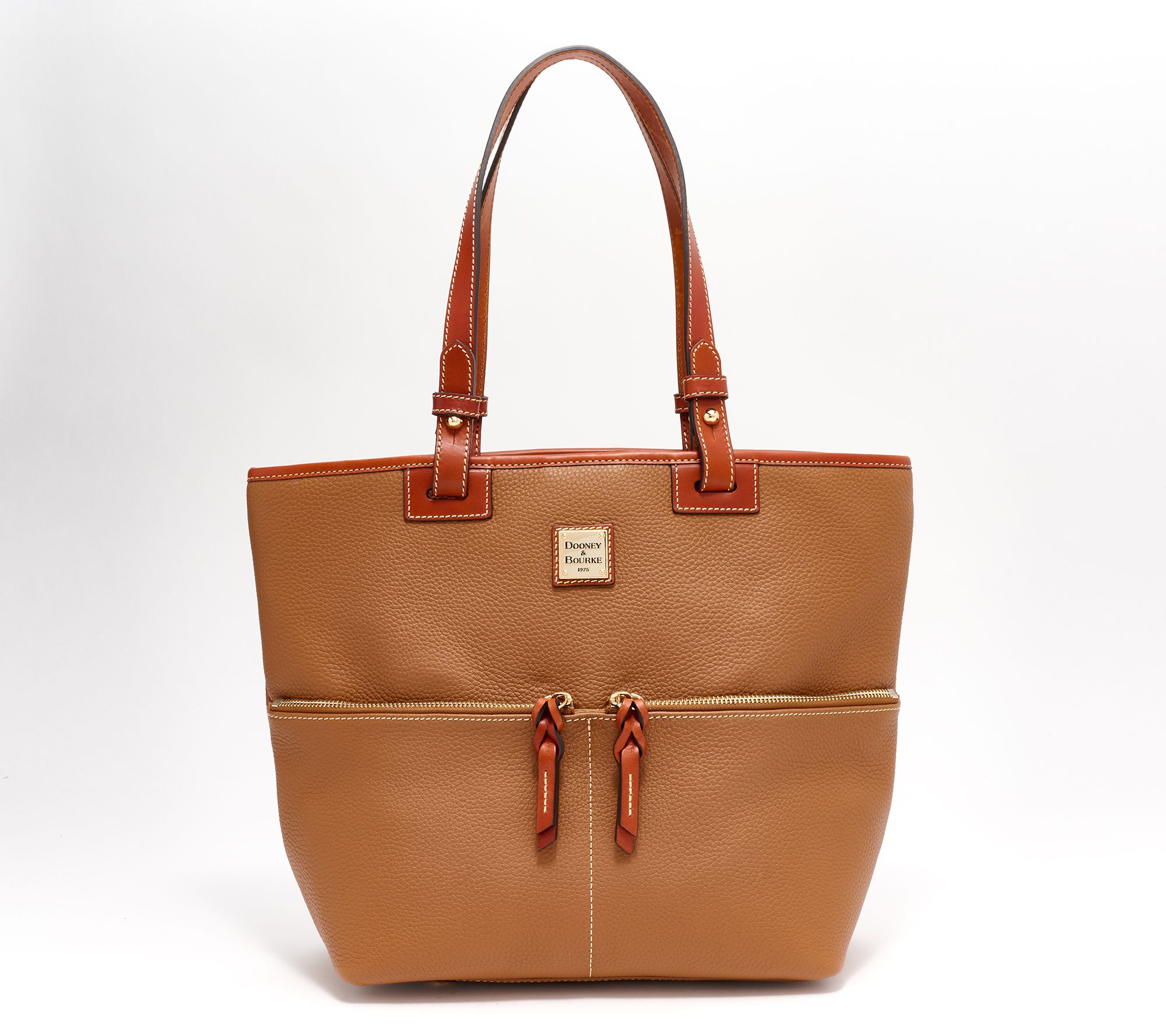 Dooney & Bourke Pebble Leather Double Handle Shopper