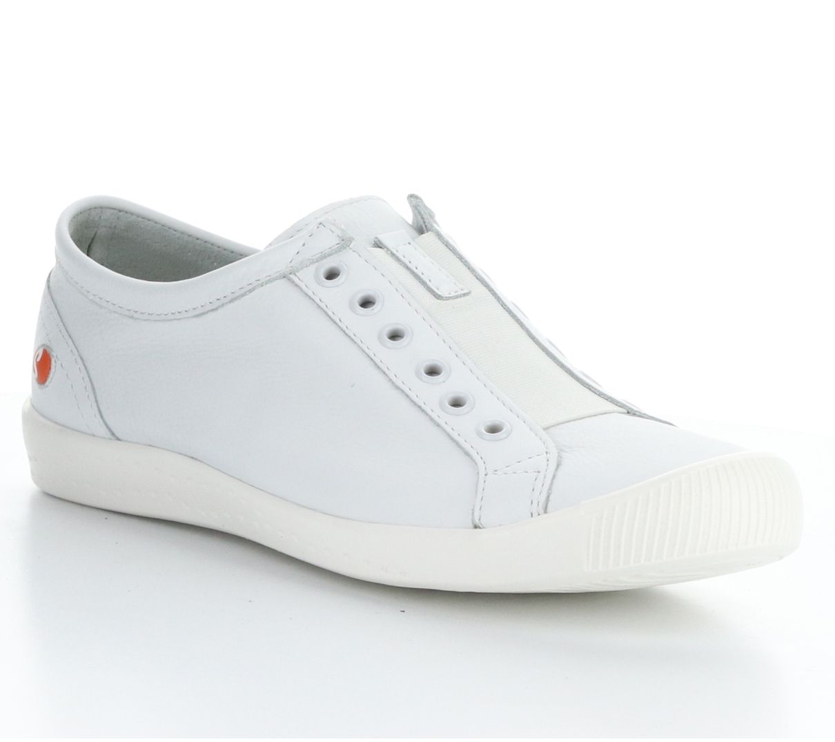 Softino's Leather Slip On Fashion Sneakers - Ir t
