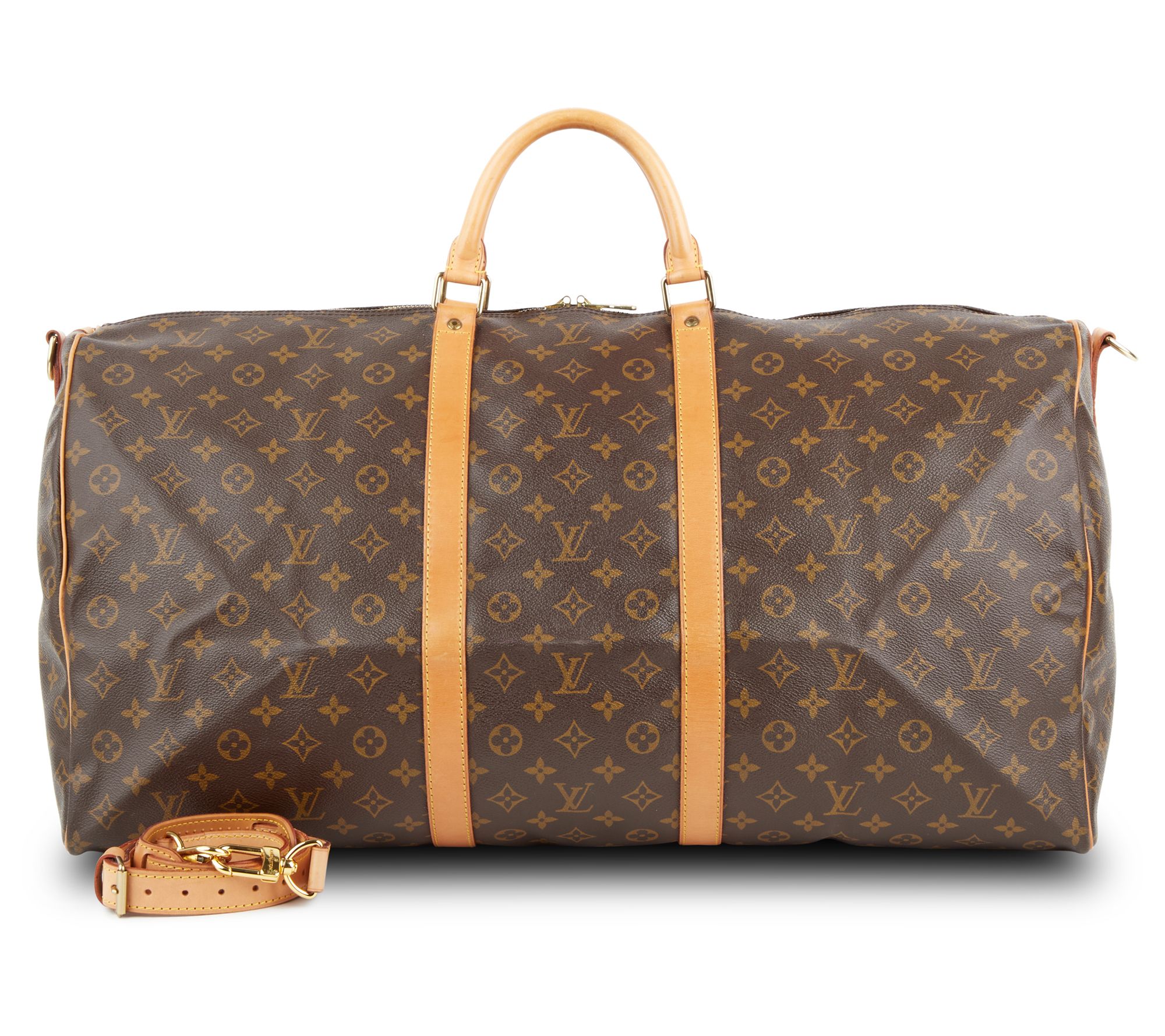 Pre-Owned Louis Vuitton Keepall Bandouliere 60Monogram Brown 