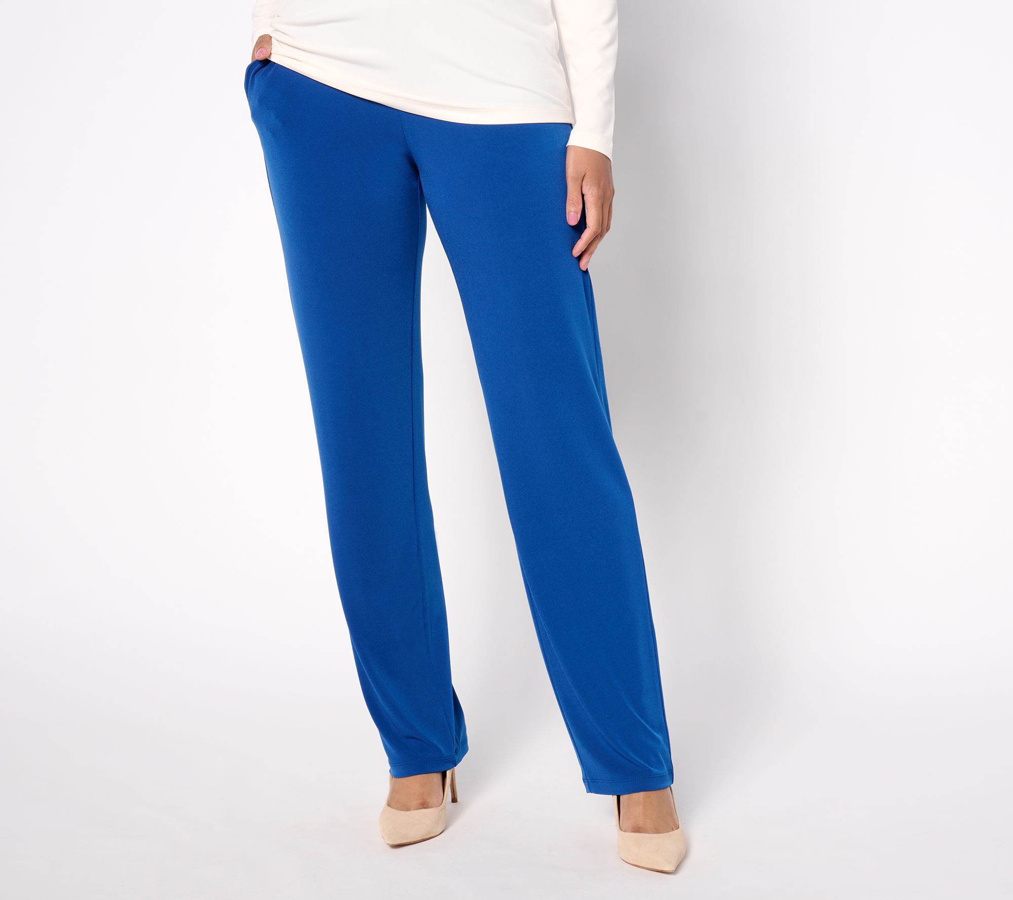 Susan Graver Pet Modern Essentials Liquid Knit Sofia Pants