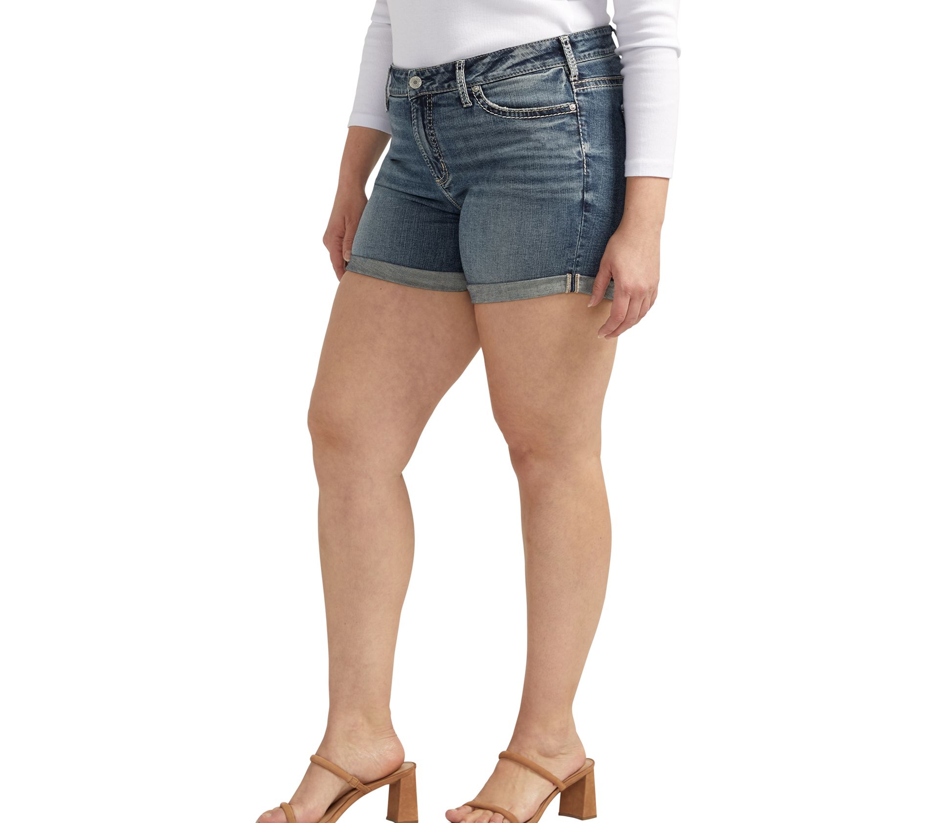 Silver Jeans Co. Jeans Co. Suki Curvy Fit Mid Rise Bootcut Jeans in