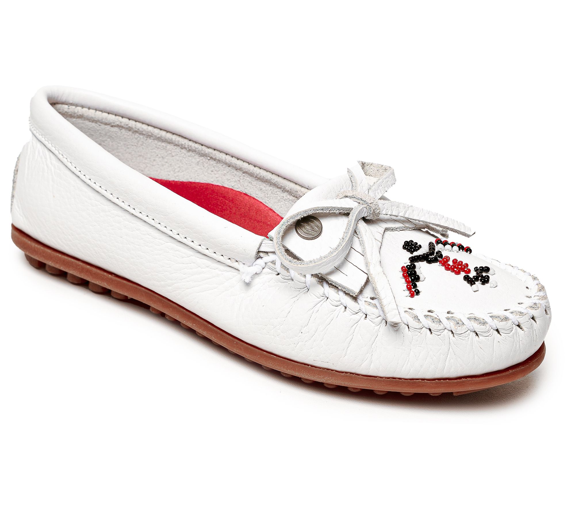 Minnetonka Women's Thunderbird "Animikii" Leath er Moccasins