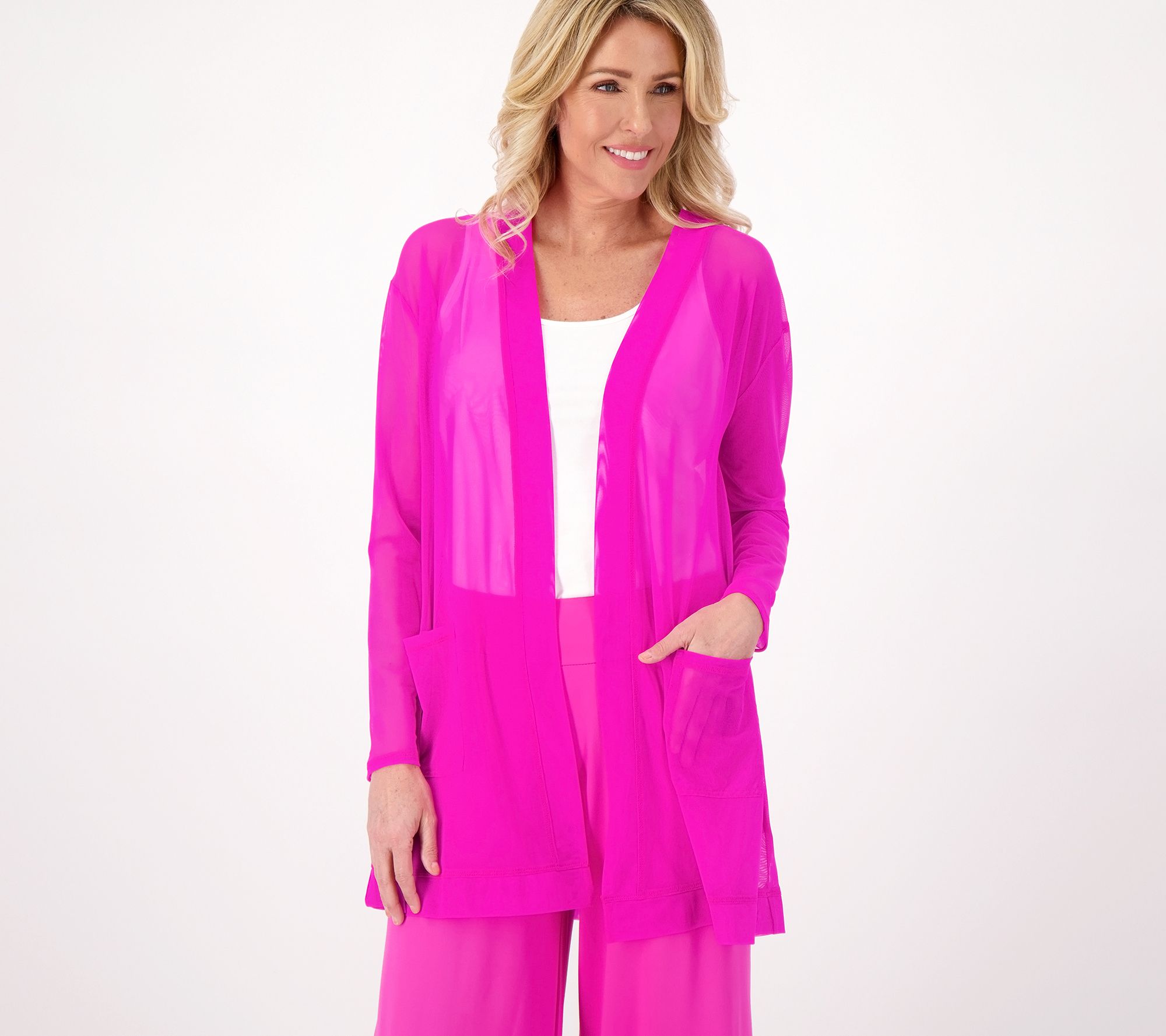 Lug Lounge Lightweight Mesh Cardigan - Skeeter