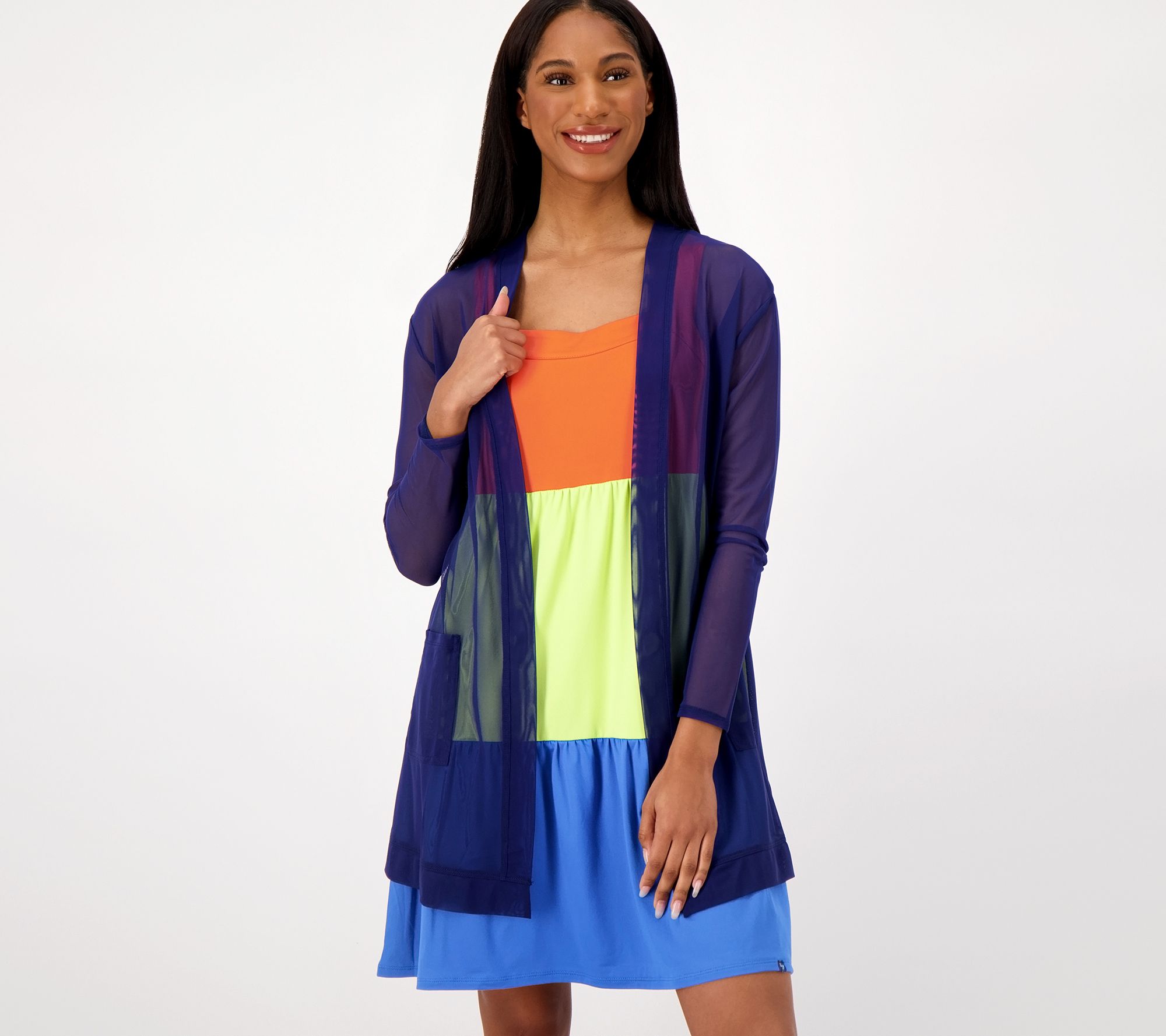 Lug Lounge Lightweight Mesh Cardigan - Skeeter