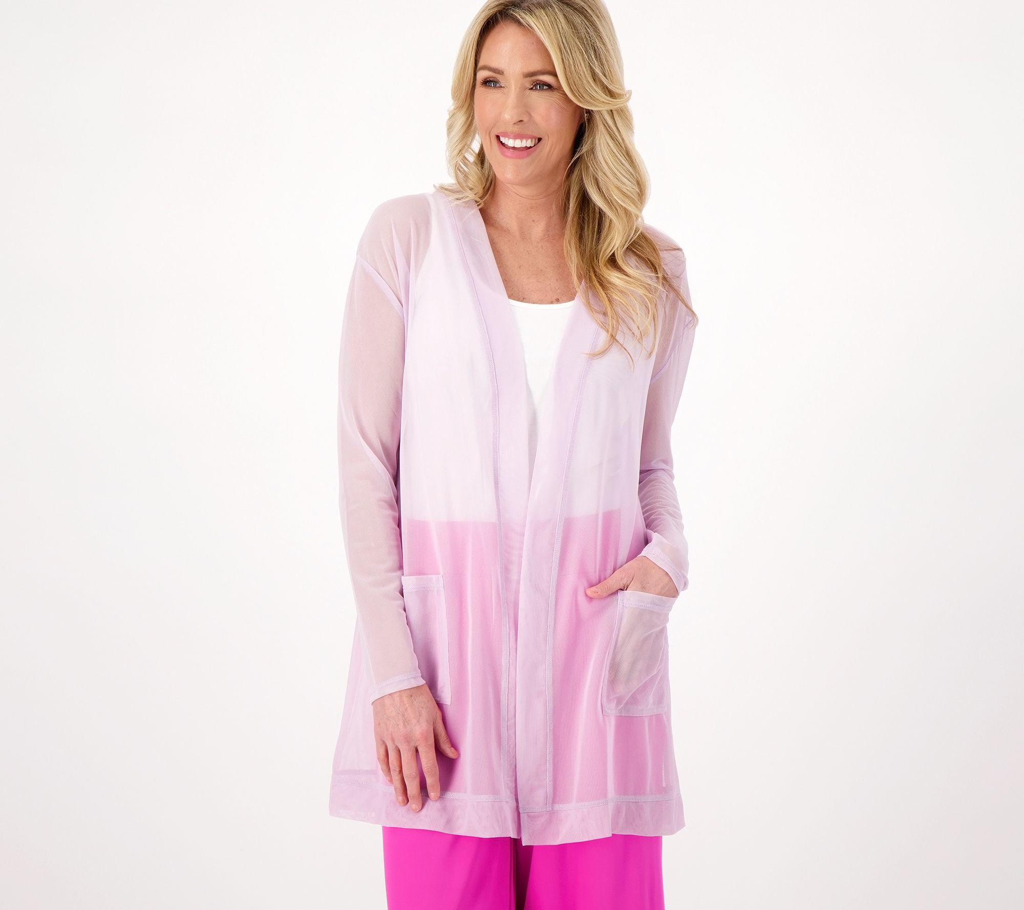 Lug Lounge Lightweight Mesh Cardigan - Skeeter