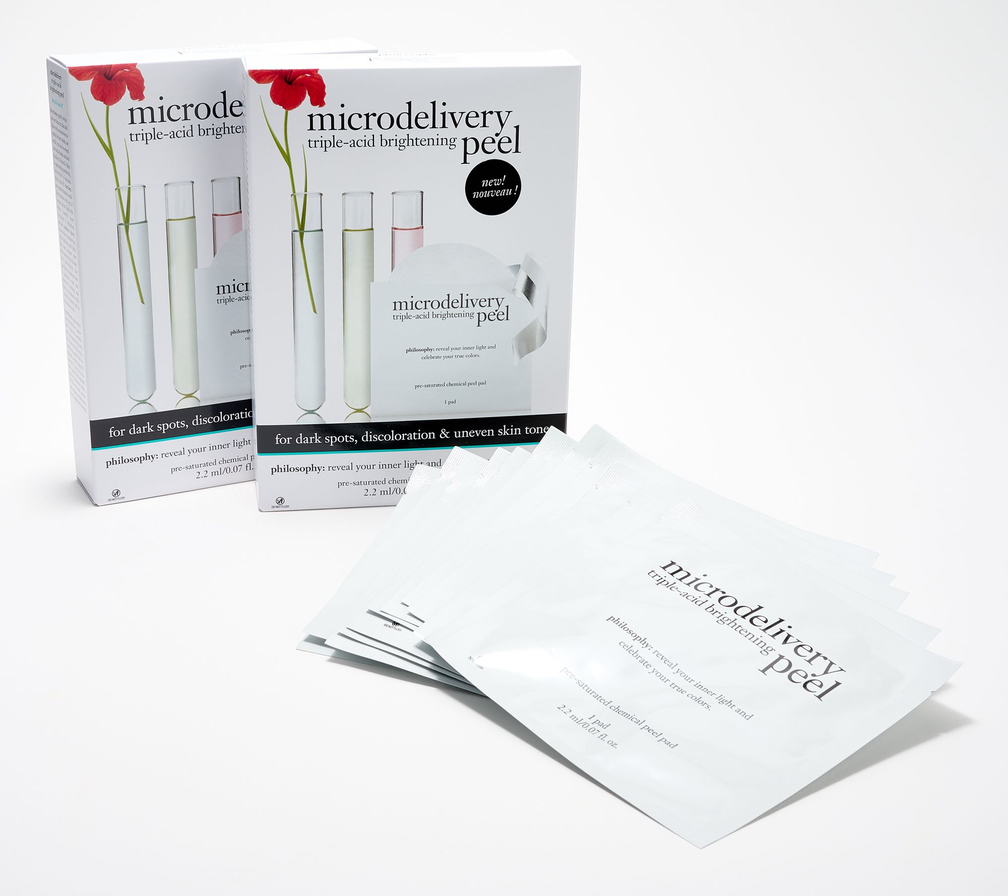 philosophy microdelivery facial peel pads 12count duo