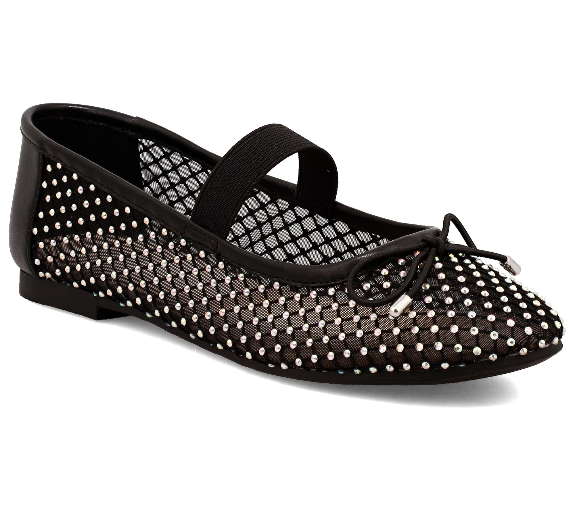 MIA Shoes Mary-Jane Mesh Flats - Unica