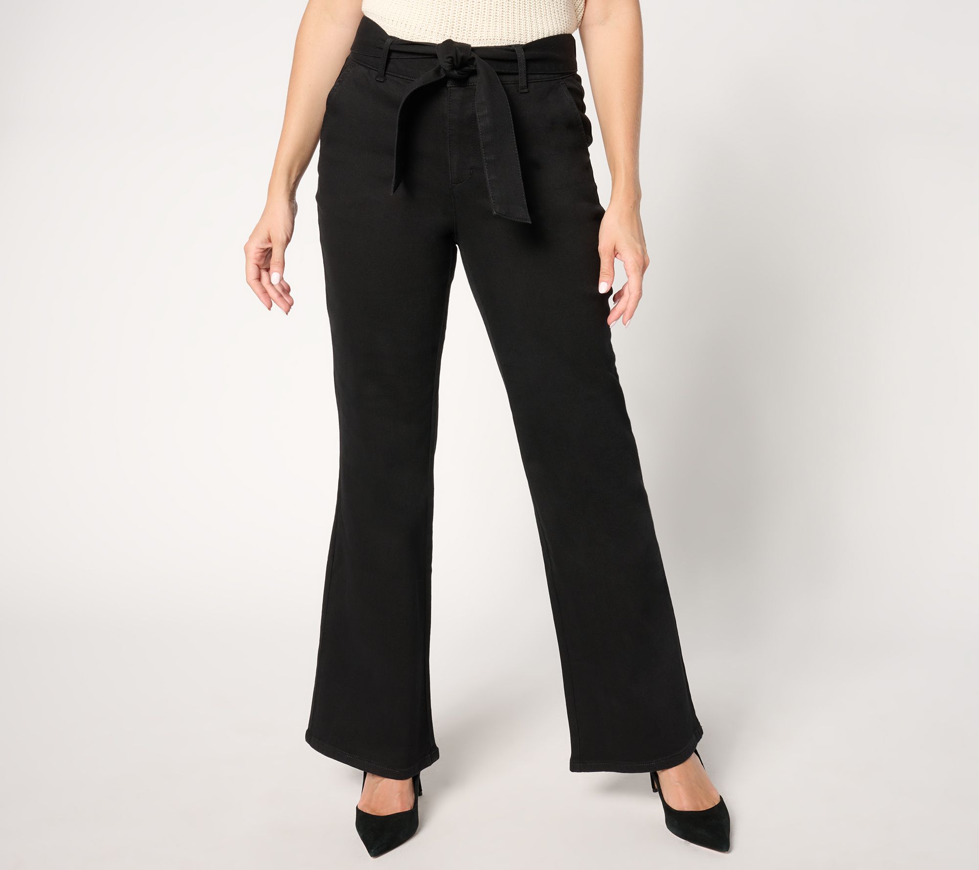 "As Is" Studio Park X Shawn Killinger Reg Self Belted Flare Jean