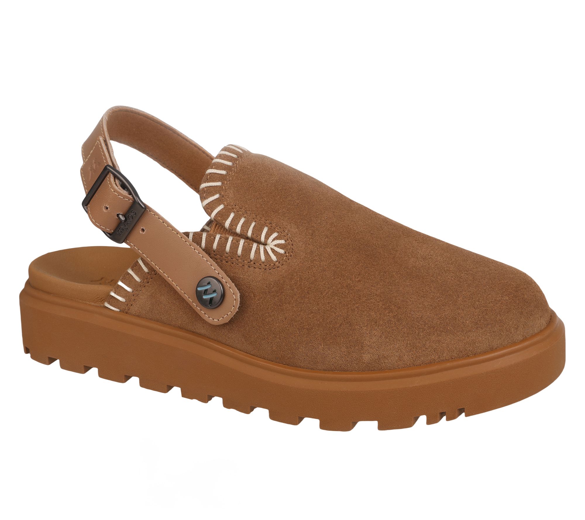 Mykos Suede Clogs - Lilah