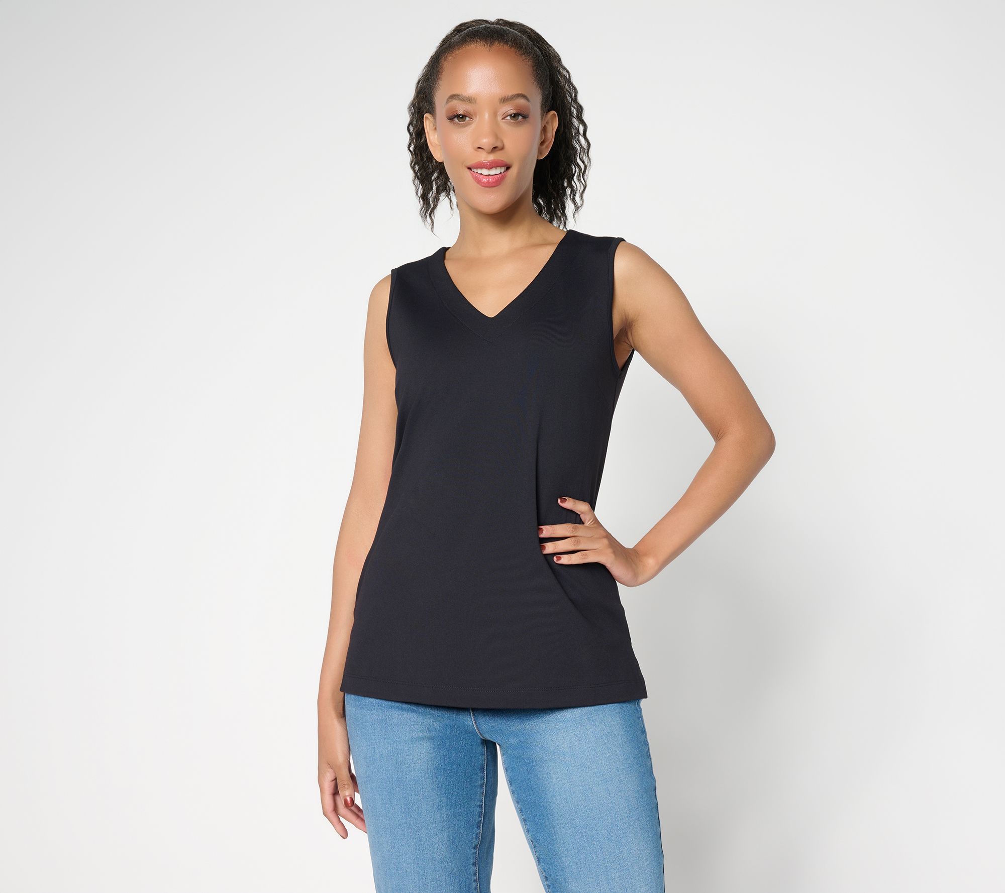 Brandis Dress Out Loud Smooth Criminal V-Neck Tank Top