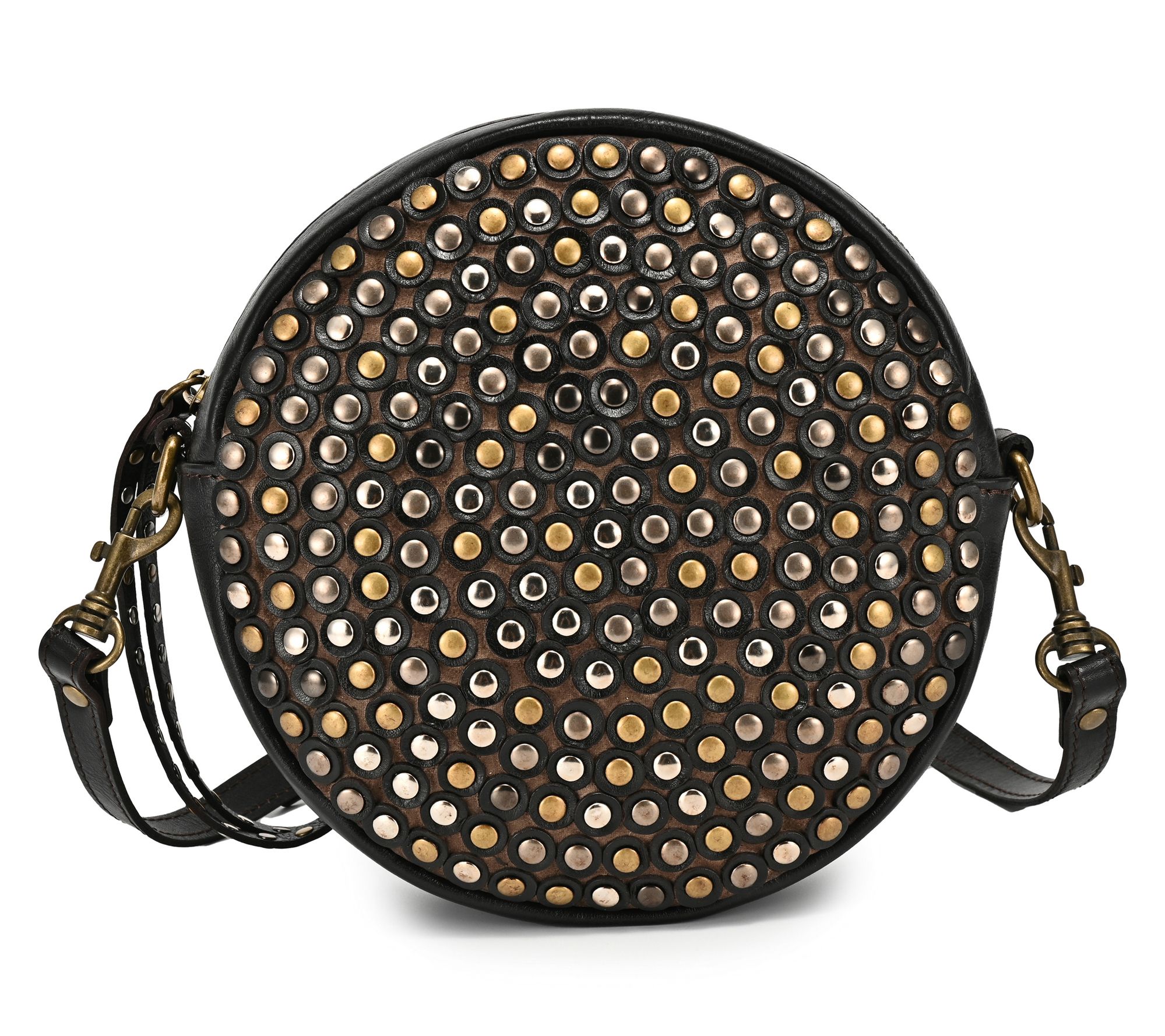 Old Trend Full Sun Studded Leather Crossbody