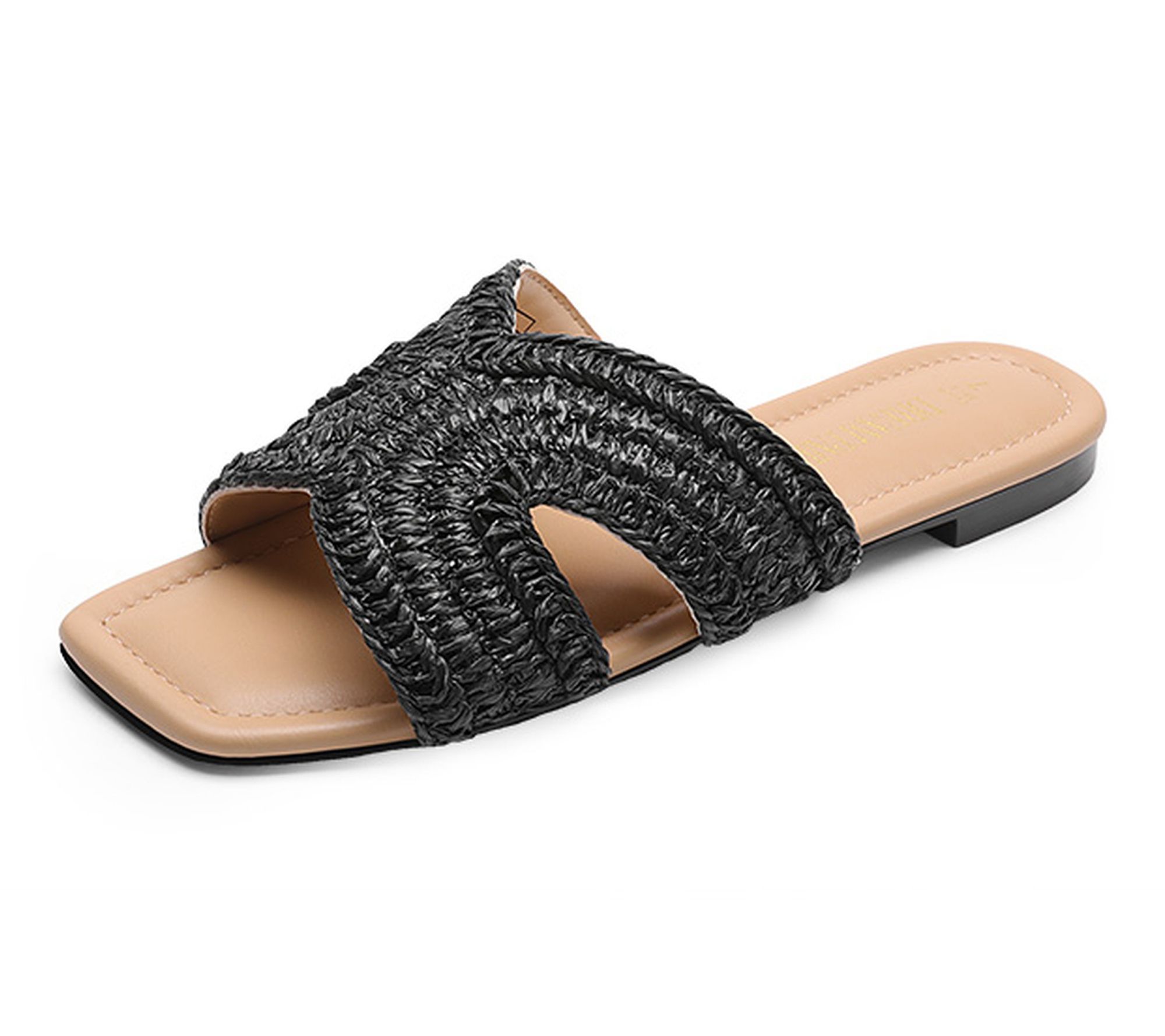 Dream Pairs Raffia Slide Sandal