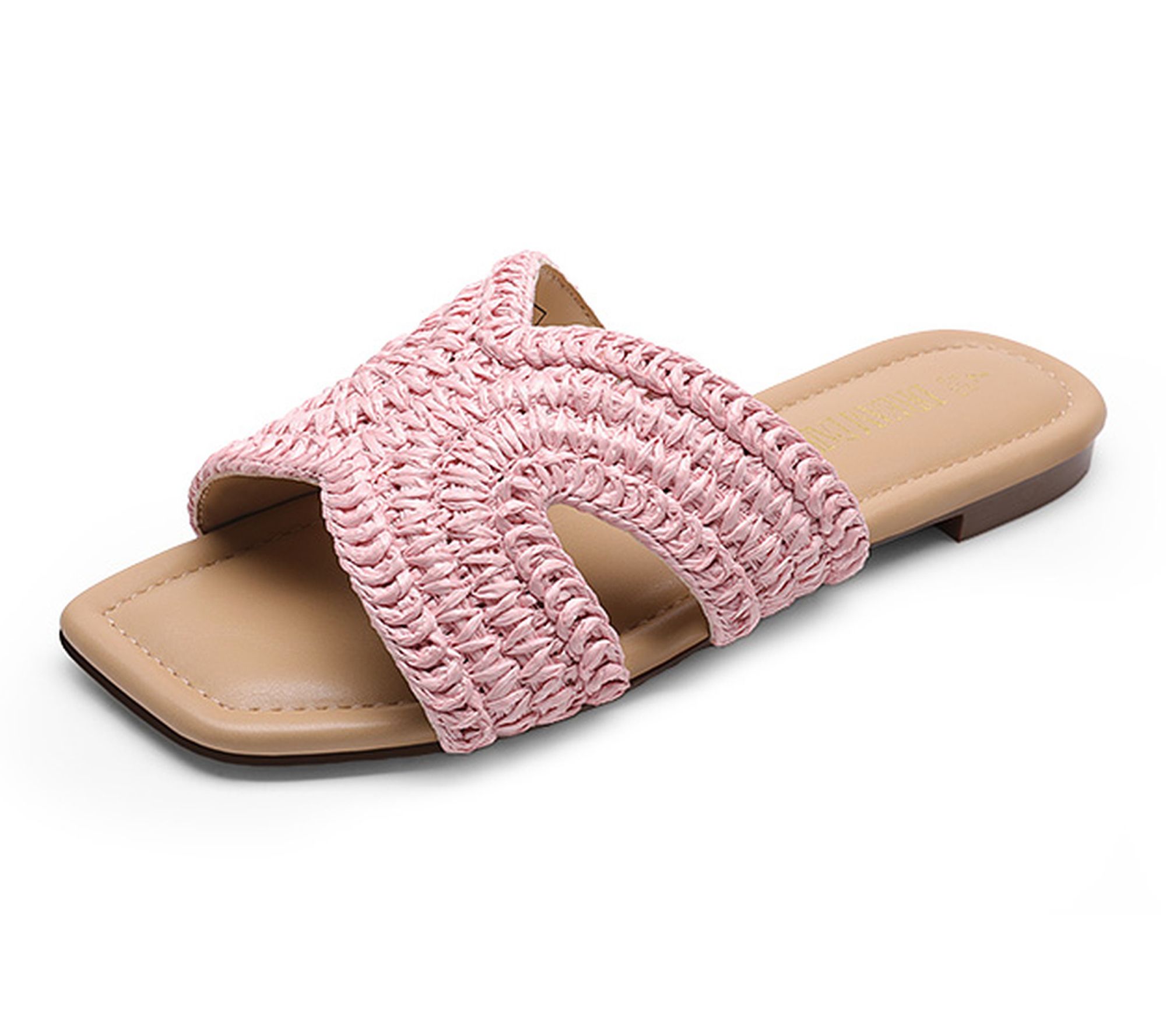 Dream Pairs Raffia Slide Sandal